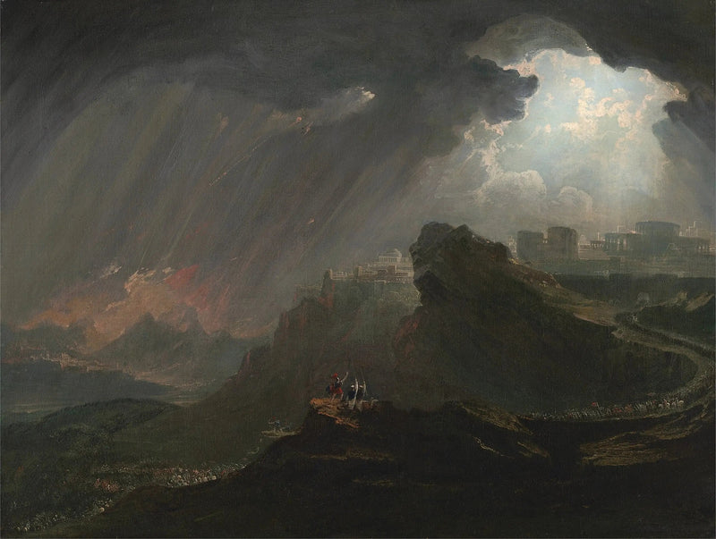 Josué, kommando under solen, skal stoppe - John Martin