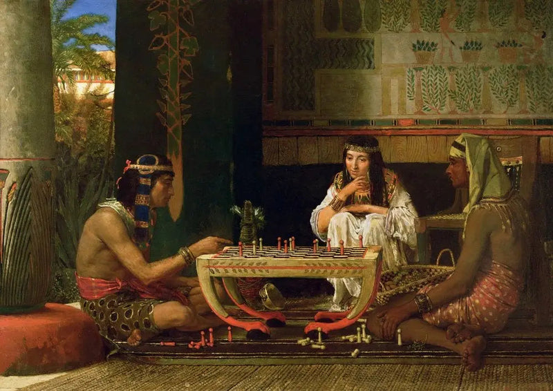 skakspiller - Lawrence Alma-Tadema