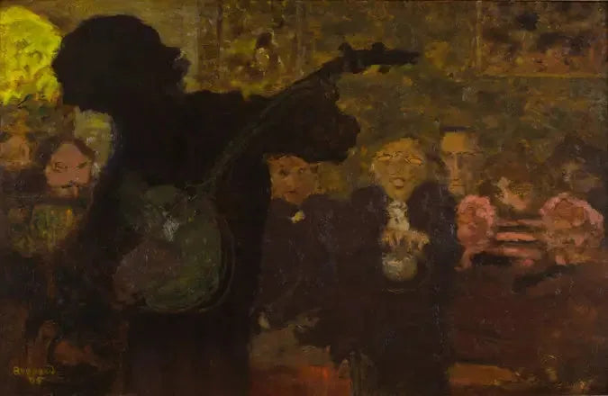 Banjo spiller - Pierre Bonnard