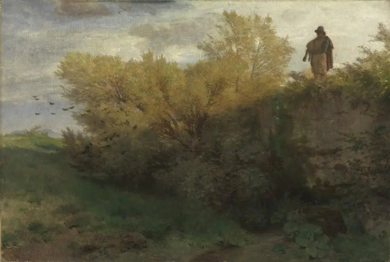 Spillemand på sækkepibe - Arnold Böcklin