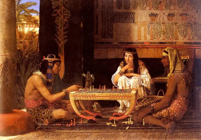 Ægyptiske skakspillere - Lawrence Alma-Tadema
