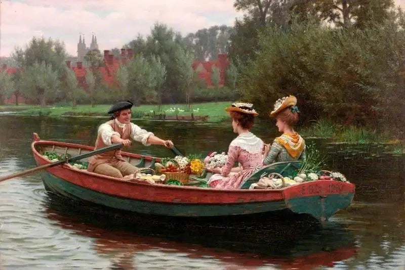 Markedsdag - Edmund Blair Leighton