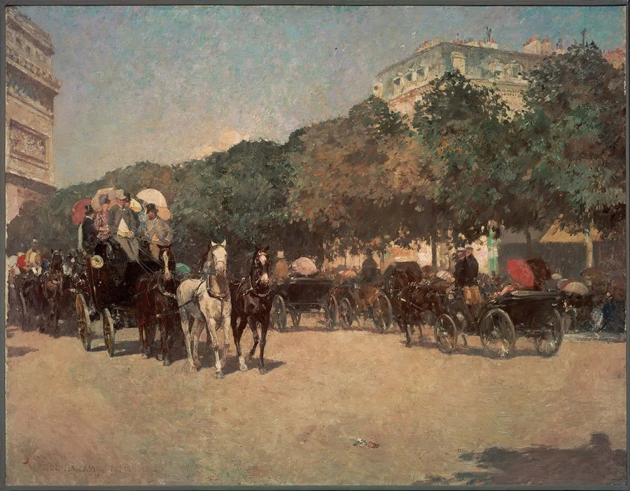 Grand Prix-dagen - Childe Hassam