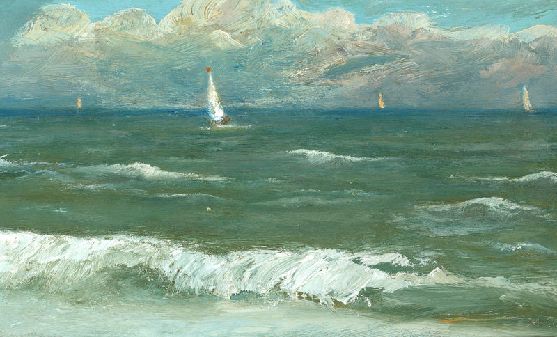 Sommerdag ved havet i Skagen. -Michael Peter Ancher