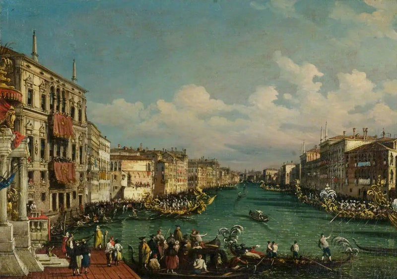 Gala dag i Venedig - Canaletto