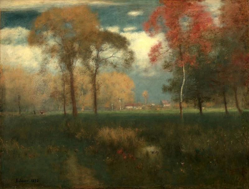 Solrig efterårsdag - George Inness