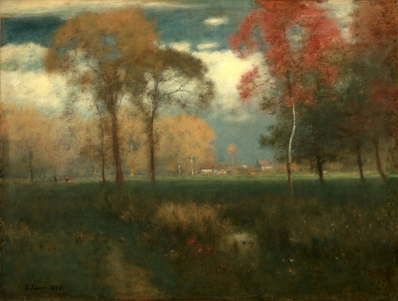 Solrig efterårsdag - George Inness