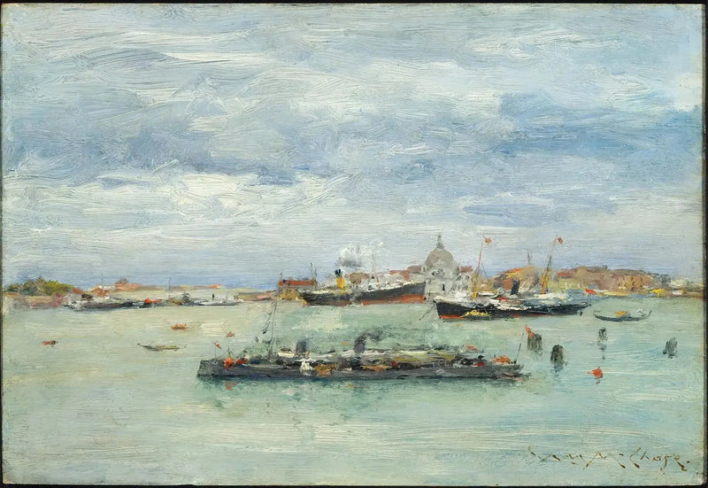 Grå dag over lagunen - William Merritt Chase