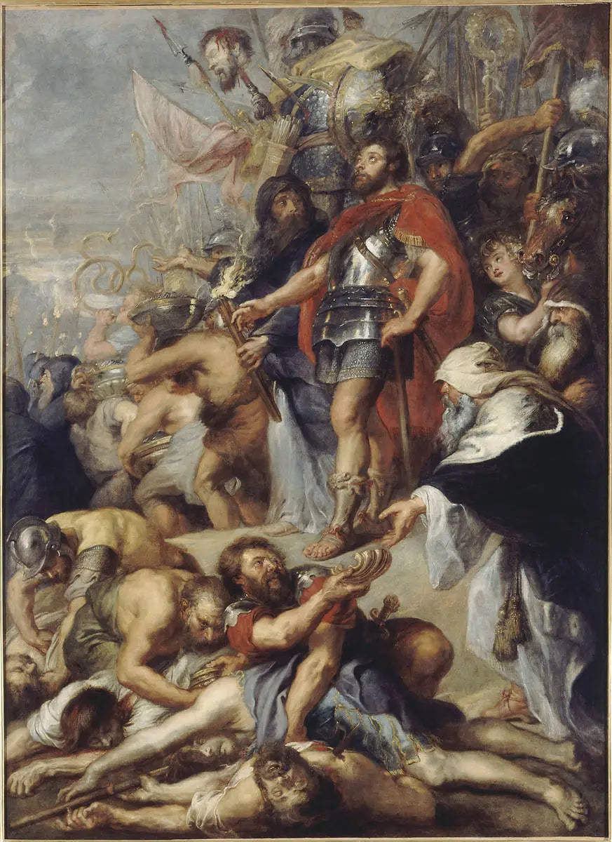 Judas Macchabée beder for de afdøde - Peter Paul Rubens