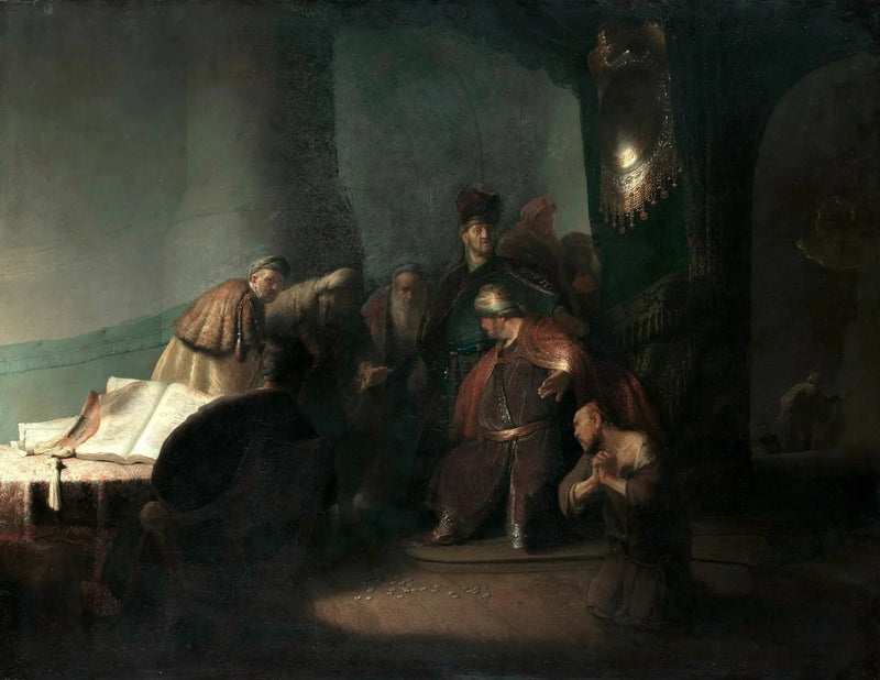 Judas giver de tredive sølvpenge - Rembrandt
