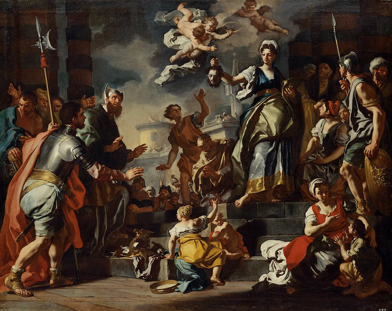Judith med Holofernes' hoved - Francesco Solimena
