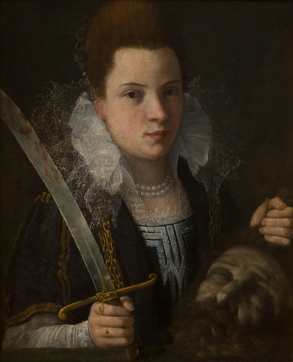 Judith avec la tête d'Holopherne - Lavinia Fontana image 1 copie peinte à la main à l’huile