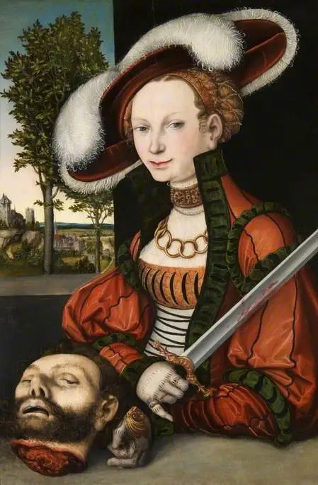 Judith med Holofernes' hoved - Lucas Cranach den Ældre
