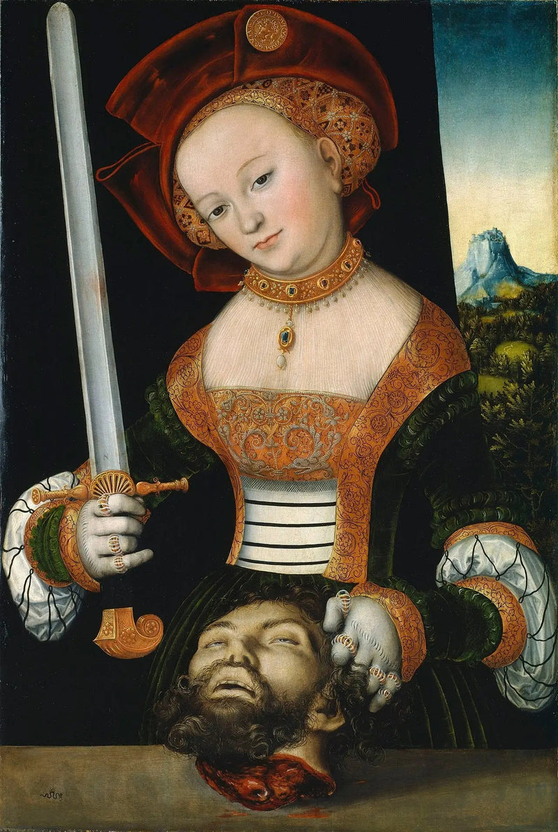 Judith med Holofernes' hoved - Lucas Cranach den Ældre