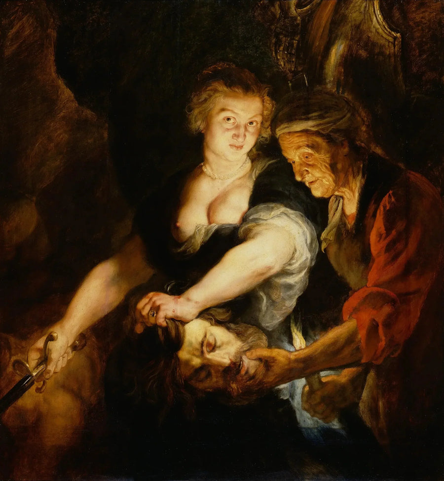 Judith med Holofernes' hoved - Peter Paul Rubens