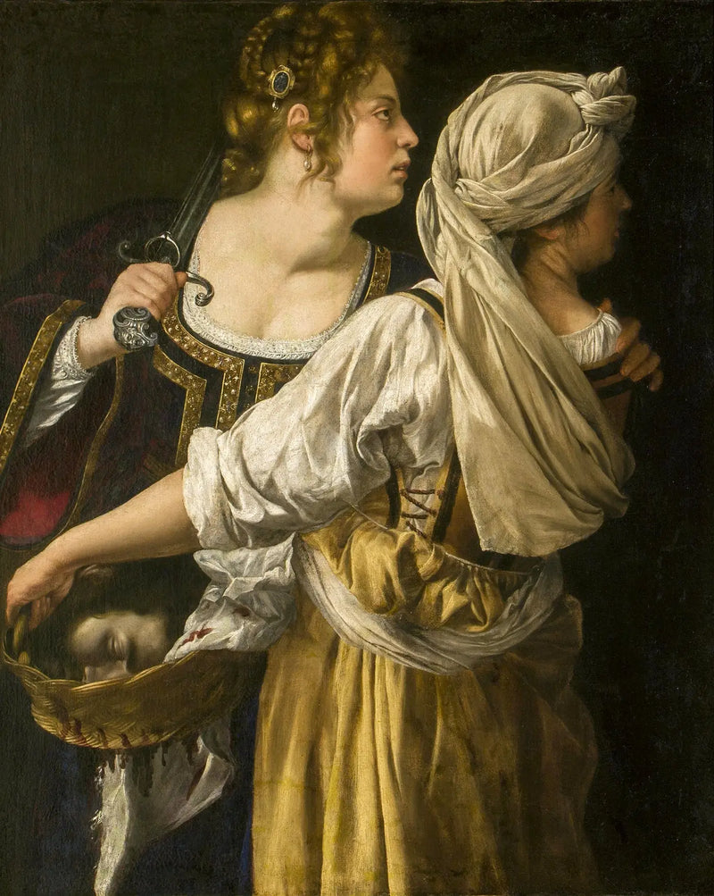 Judith og hendes tjenestepige - Artemisia Gentileschi