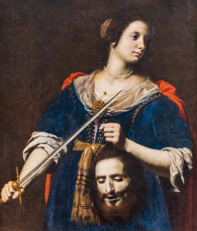 Judith lejer Holofernes' hoved - Lorenzo Lippi