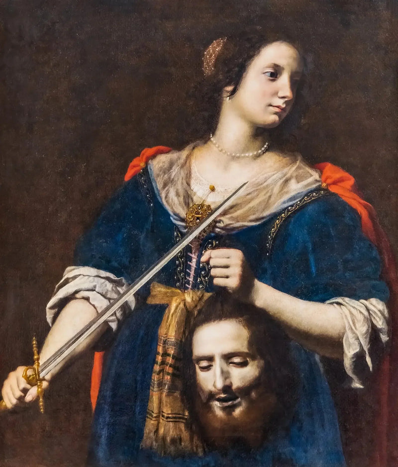 Judith lejer Holofernes' hoved - Lorenzo Lippi