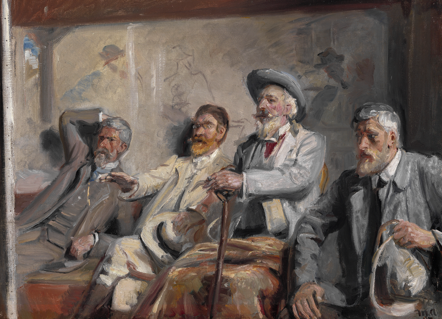 Kunstdommere. studere. -Michael Peter Ancher