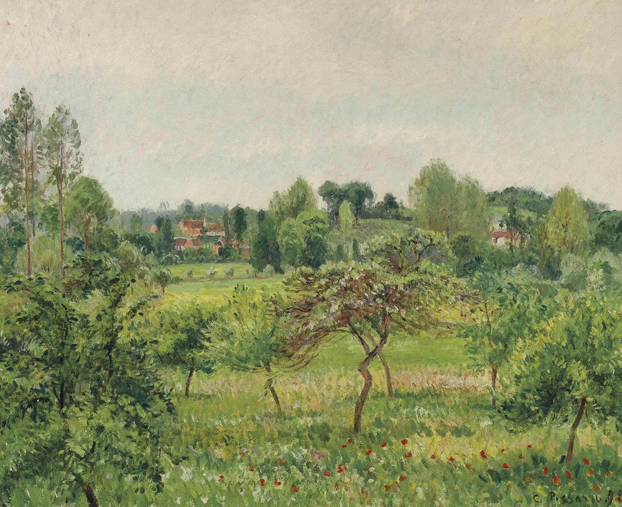 Juni, regnvejr, Éragny - Camille Pissarro