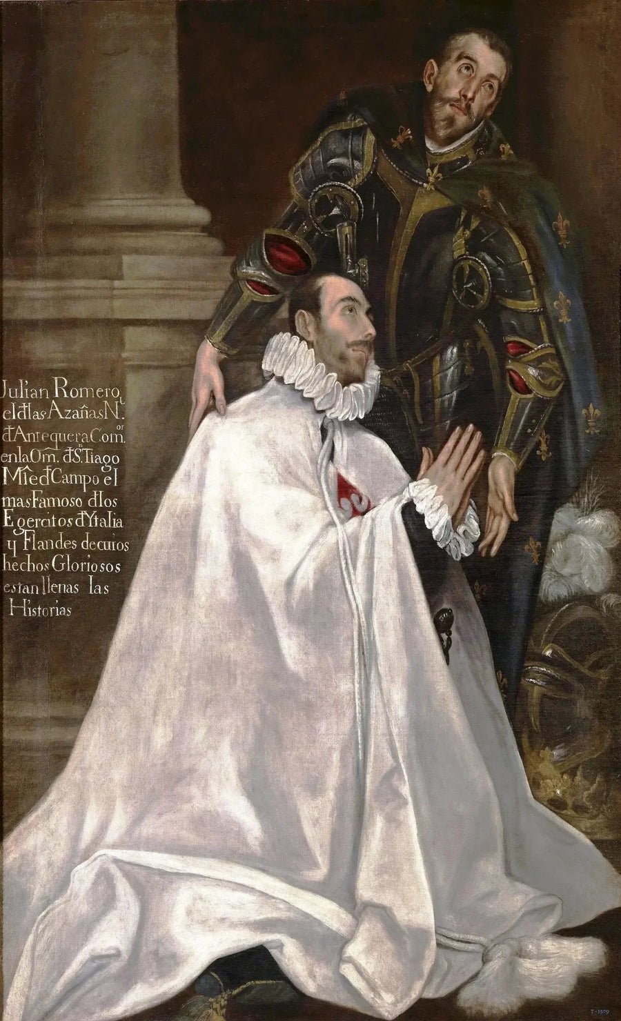 Julián Romero og hans søn Sankt Patron - El Greco