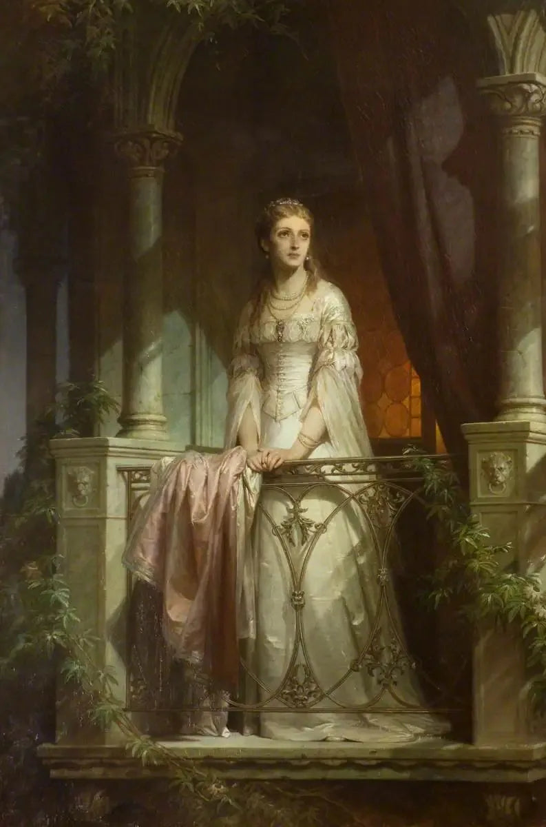 Juliette på balkonen - Thomas Francis Dicksee