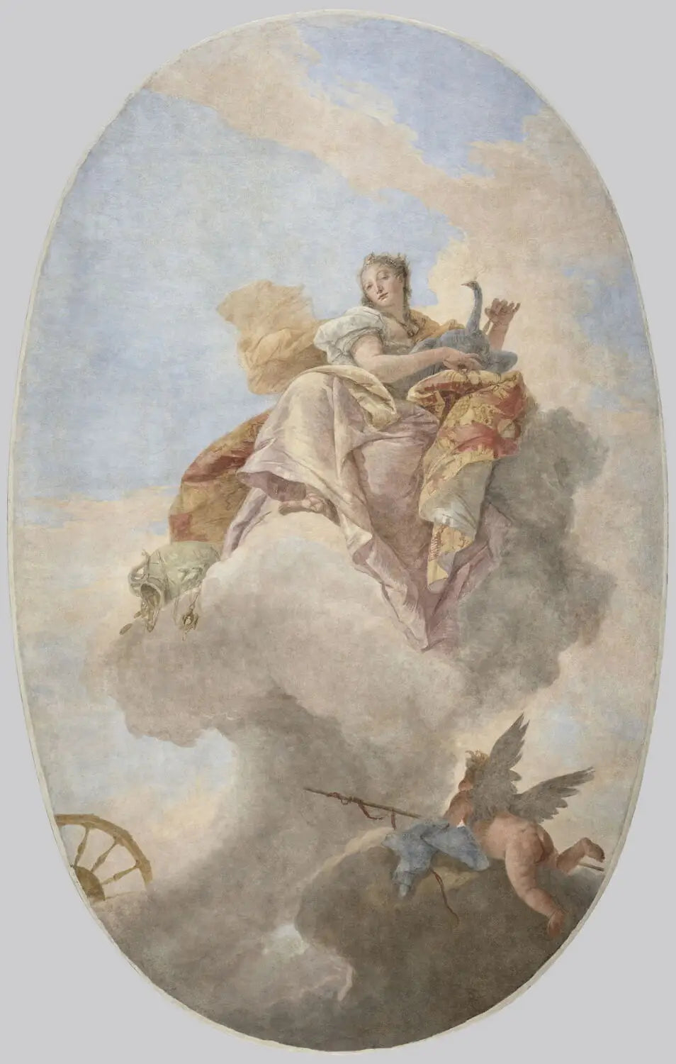 Junon au milieu des nuées - Giovanni Battista Tiepolo - Alpha Reproduction
