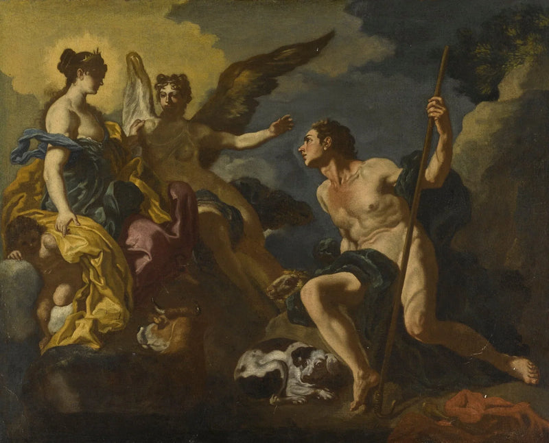 Junon, Io og Argus - Francesco Solimena
