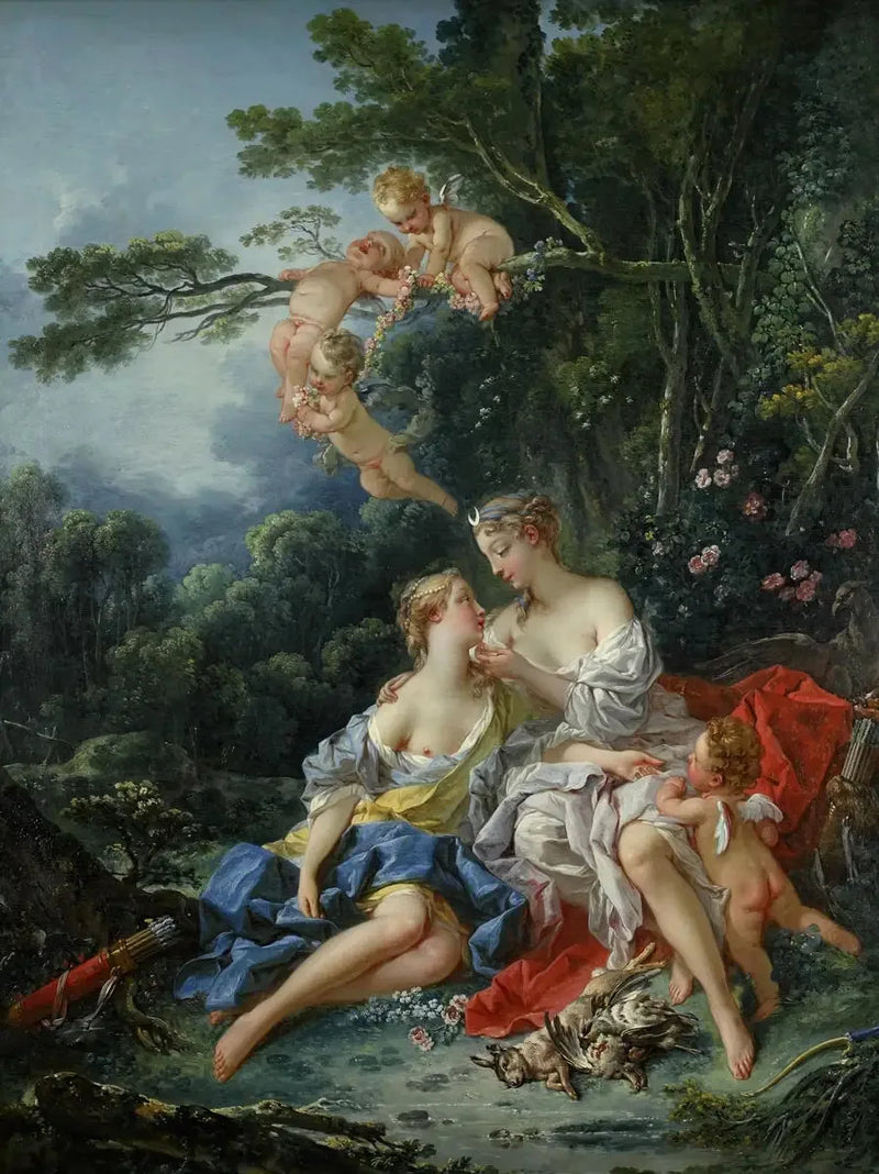 Jupiter og Callisto - François Boucher