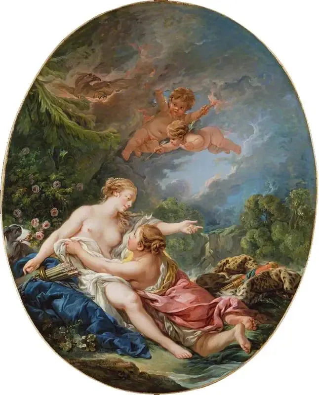 Jupiter og Callisto - François Boucher
