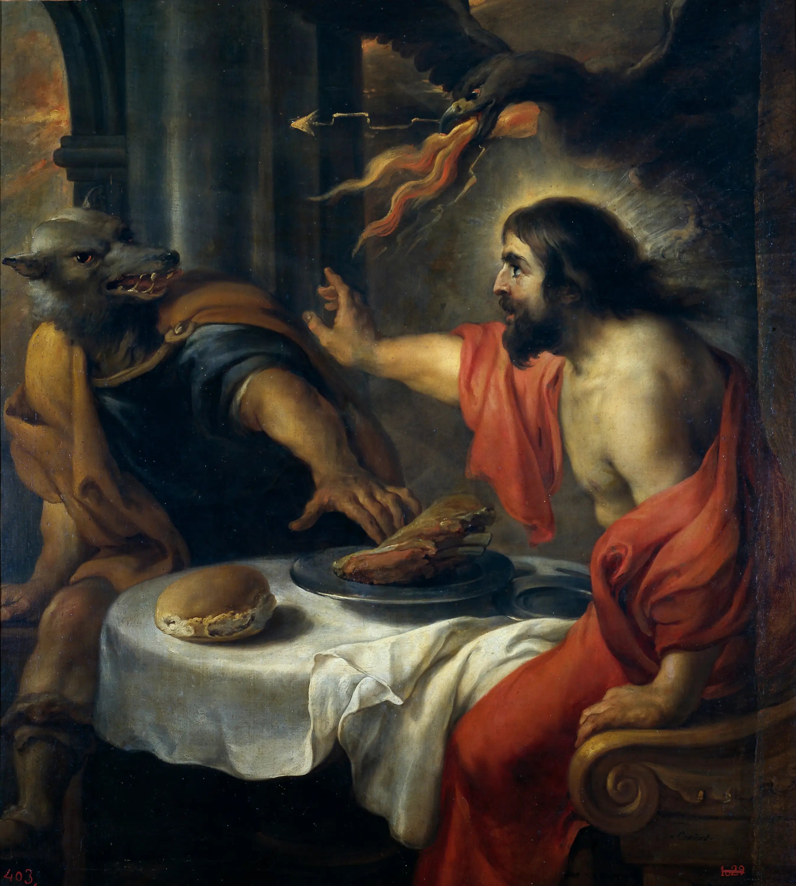 Jupiter et Lycaon - Peter Paul Rubens image 1 reproduction d’œuvre d’art à l’huile