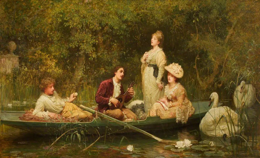 Bare ro og blid hvile - Luke Fildes