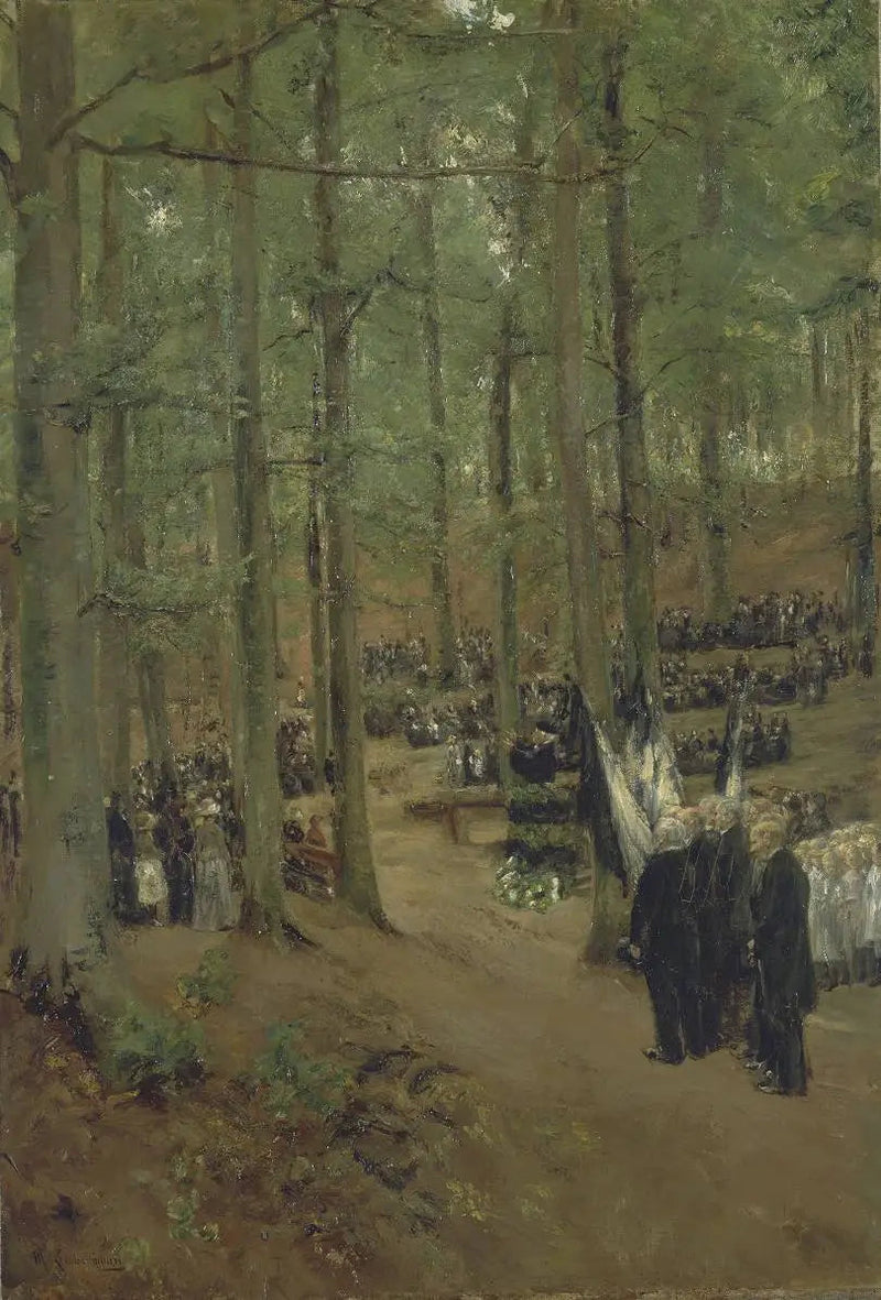 Kaiser Friedrich Gedächtnisfeier i Kösen - Max Liebermann