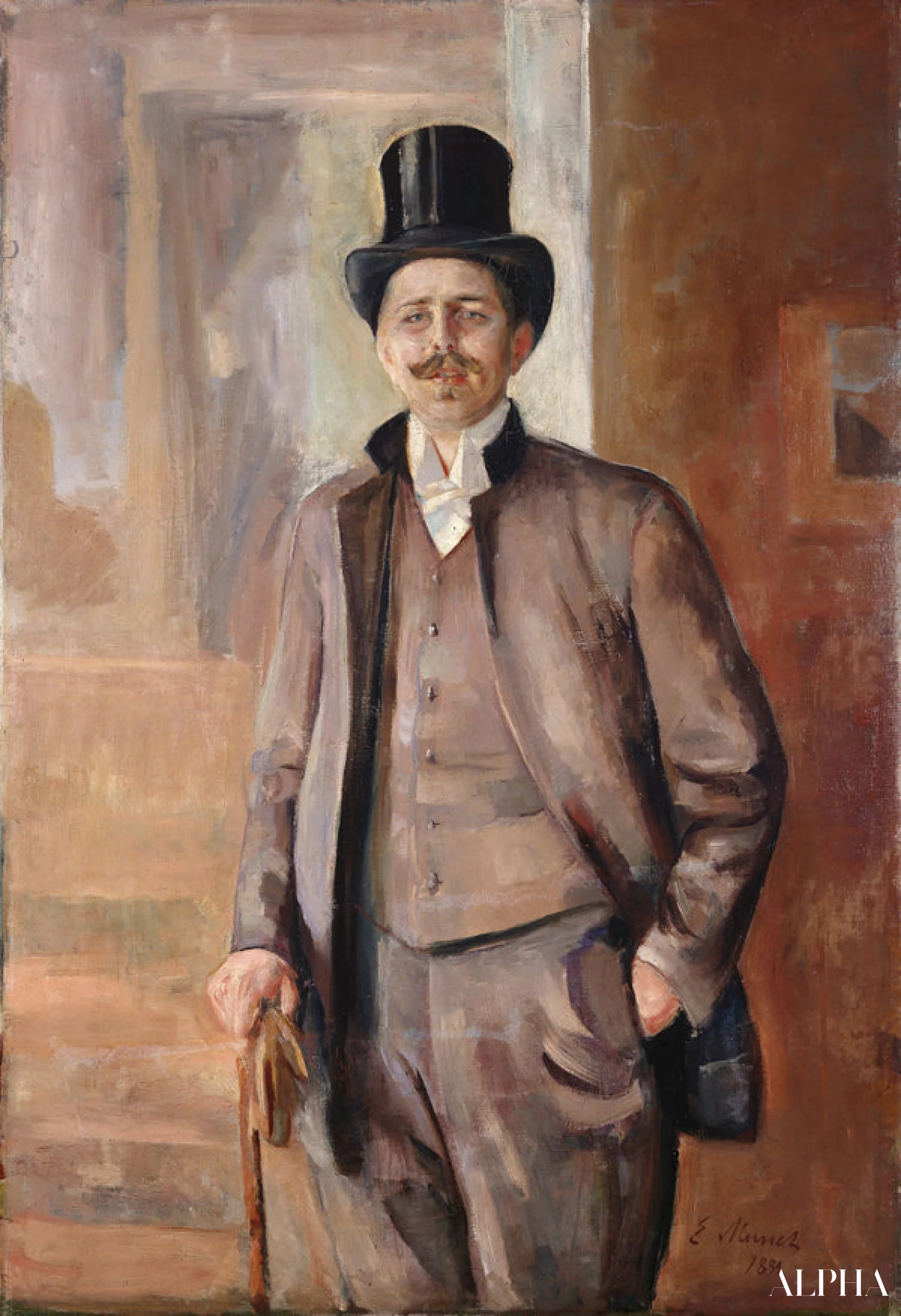 Karl Dörnberger - Edvard Munch - Reproduktioner af malerier og højkvalitets malerier