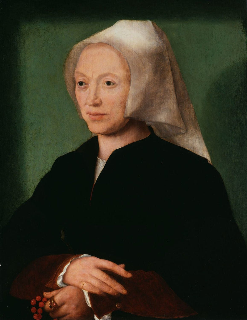 Katlijne van Mispelteeren, kunstnerens kone - Joos van Cleve