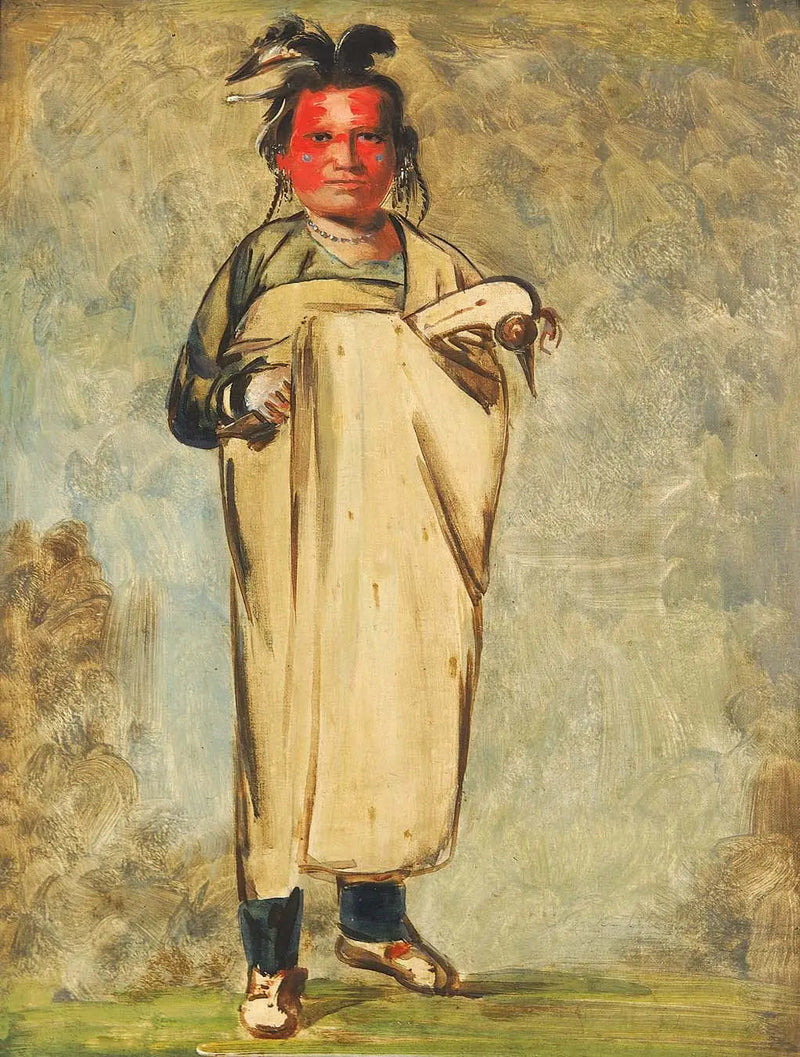 Káw-kaw-ne-chóo-a, un Modig - George Catlin
