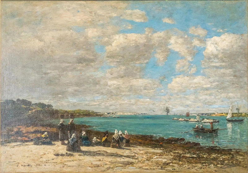 Kerhuon - fiskerne - Eugène Boudin