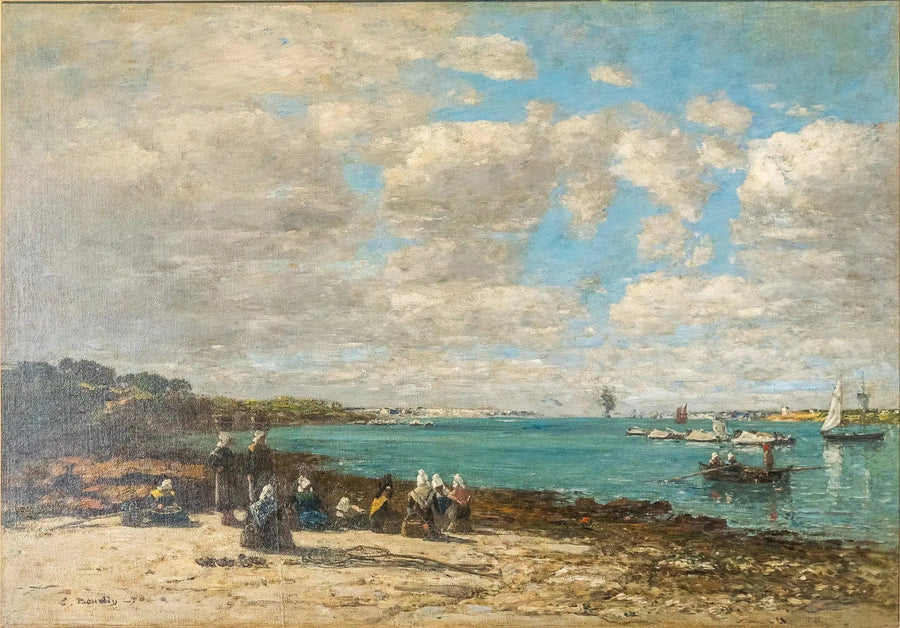 Kerhuon - fiskerne - Eugène Boudin