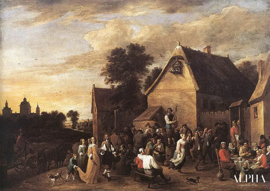 Kermess - David The Younger Teniers - Reproductions de tableaux et peintures haut de gamme