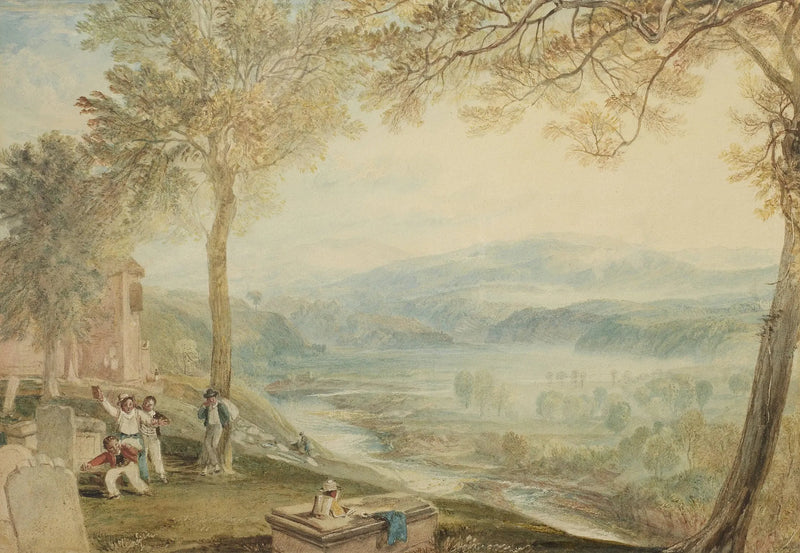Kirkby Lonsdale Kirkegård - J. M. W. Turner