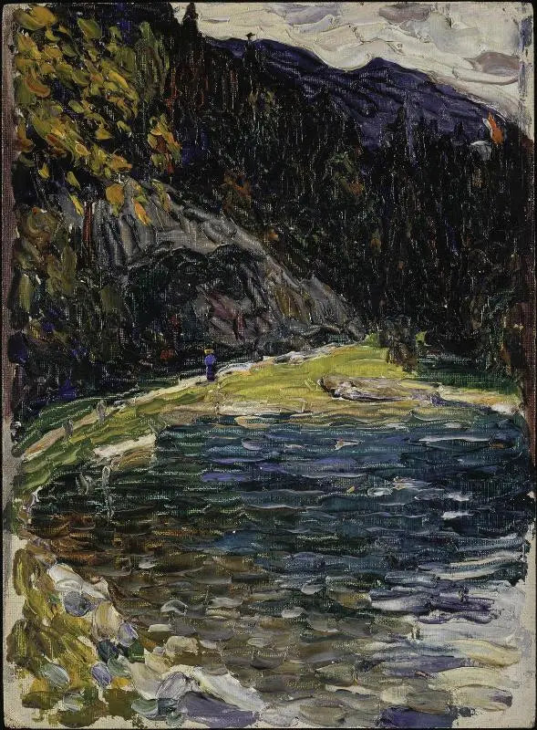 Kochel, gamle Kesselbergstrasse - Vassily Kandinsky