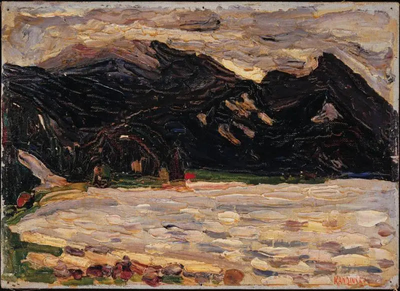 Kochel, sø og Herzogstand - Vassily Kandinsky