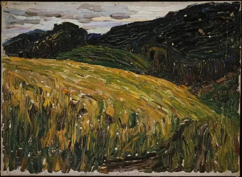 Kochel, bjergprærien - Vassily Kandinsky