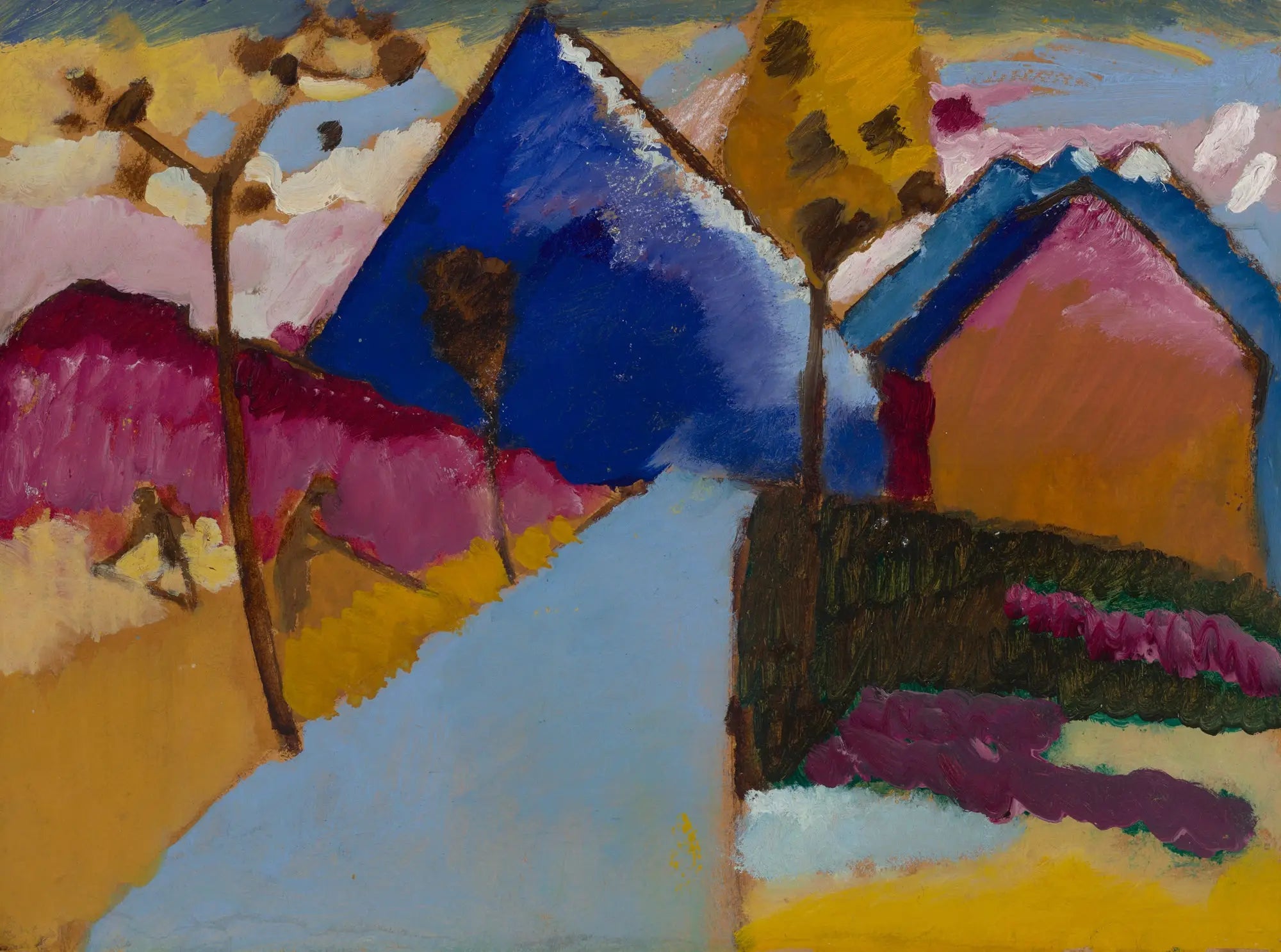 Kochel - Route droite - Vassily Kandinsky image 1 reproduction artisanale de tableau