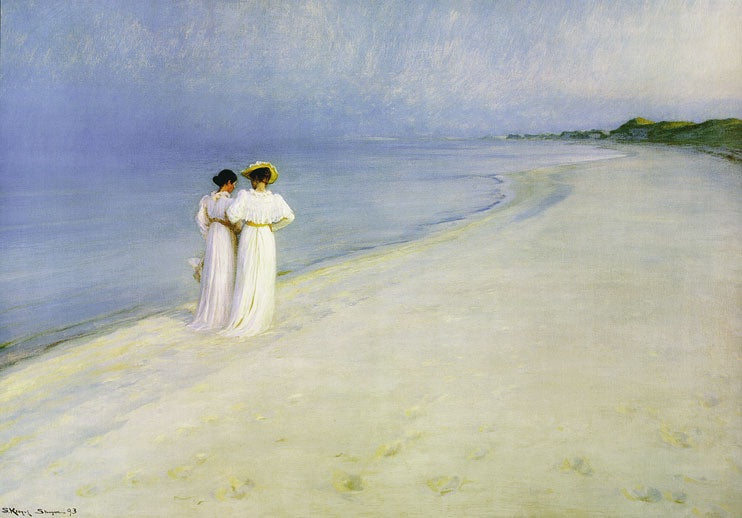 Summer Evening on Skagen’s Southern Beach - Peder Severin Krøyer