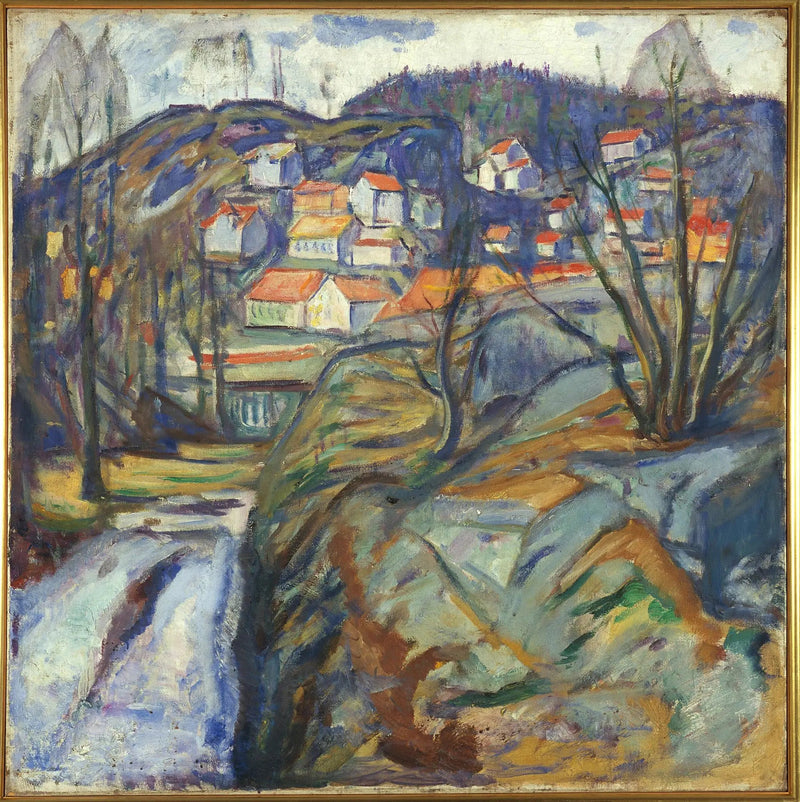 Kragerø om foråret - Edvard Munch