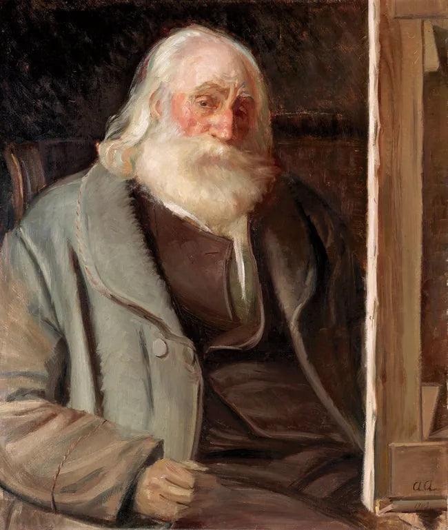 Kyhn i sit atelier - Anna Ancher