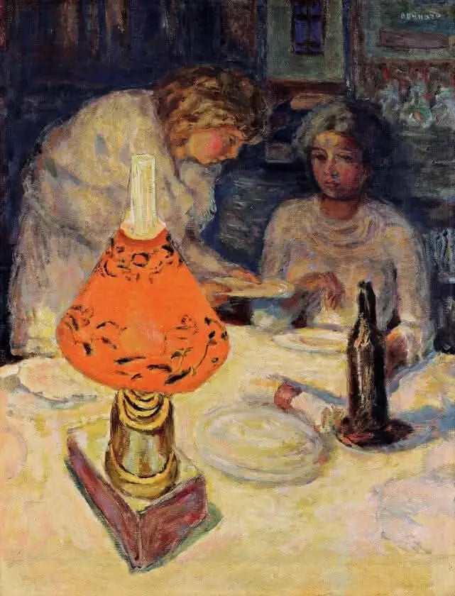 Den orange skærm - Pierre Bonnard
