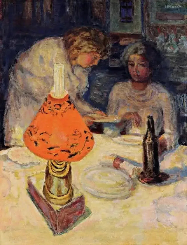 Den orange skærm - Pierre Bonnard