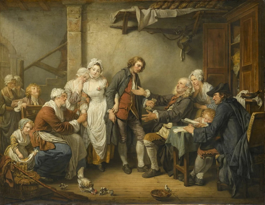 Landsbyens aftale - Jean-Baptiste Greuze